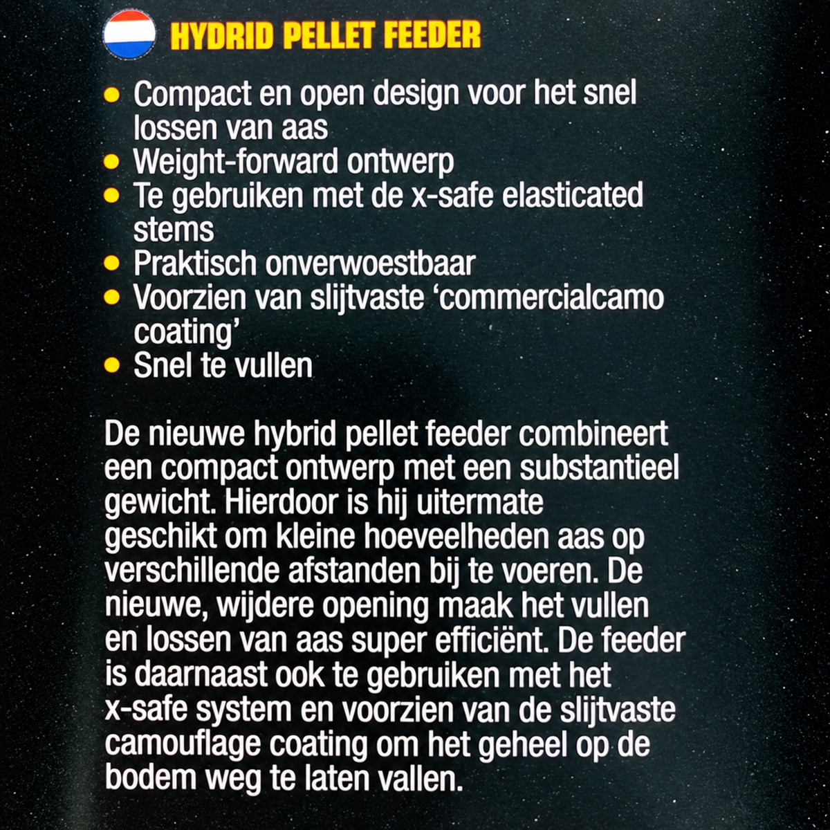 Guru Hybrid Pellet Feeder – eigenschappen en voordelen