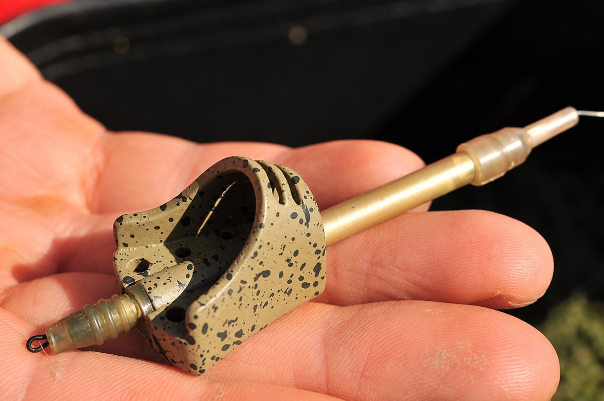 Guru Hybrid Pellet Feeder – detail van pelletfeeder