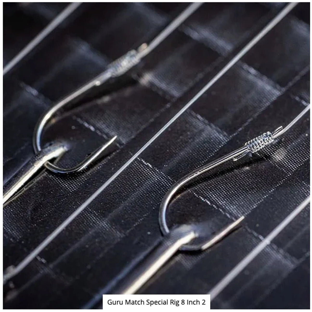 Guru Match Special Ready Barbed Rigs 8 inch – detailafbeelding 1 van de 20 cm onderlijnen met weerhaak
