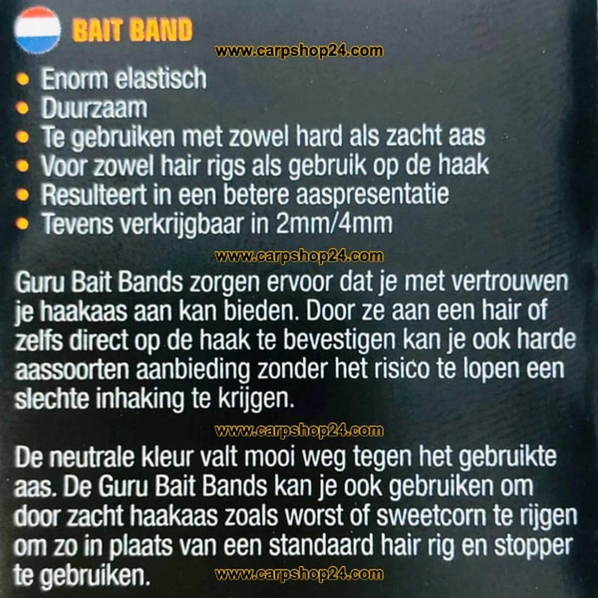 Guru Micro Bait Bands – productinformatie met montageadvies