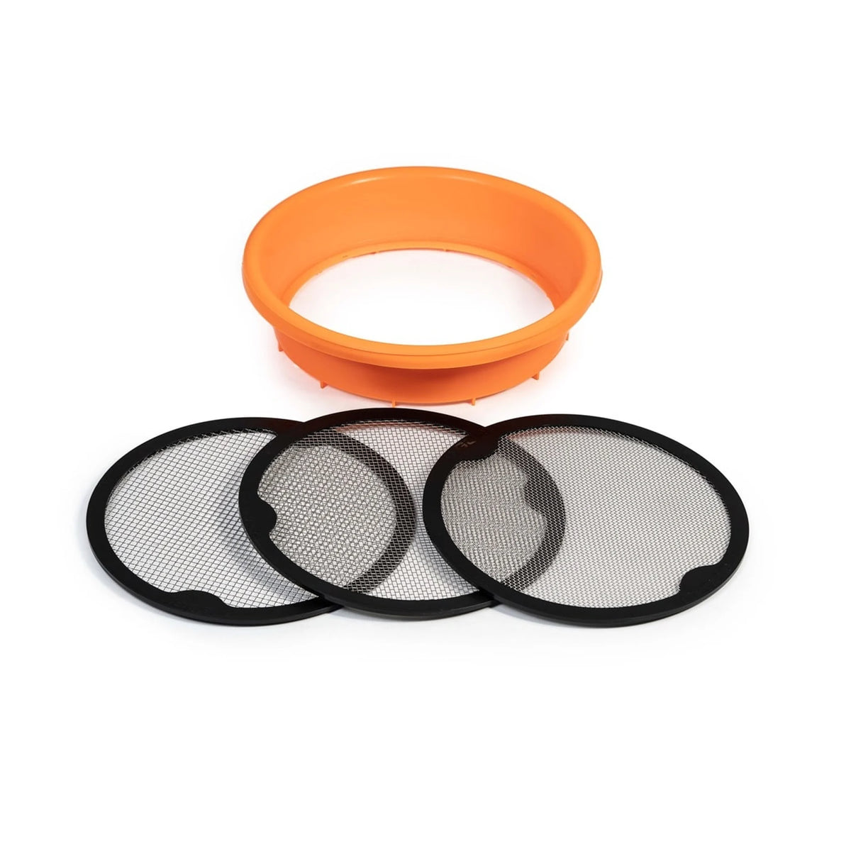 Guru Multi Riddle frame met drie verwisselbare zeefinzetten