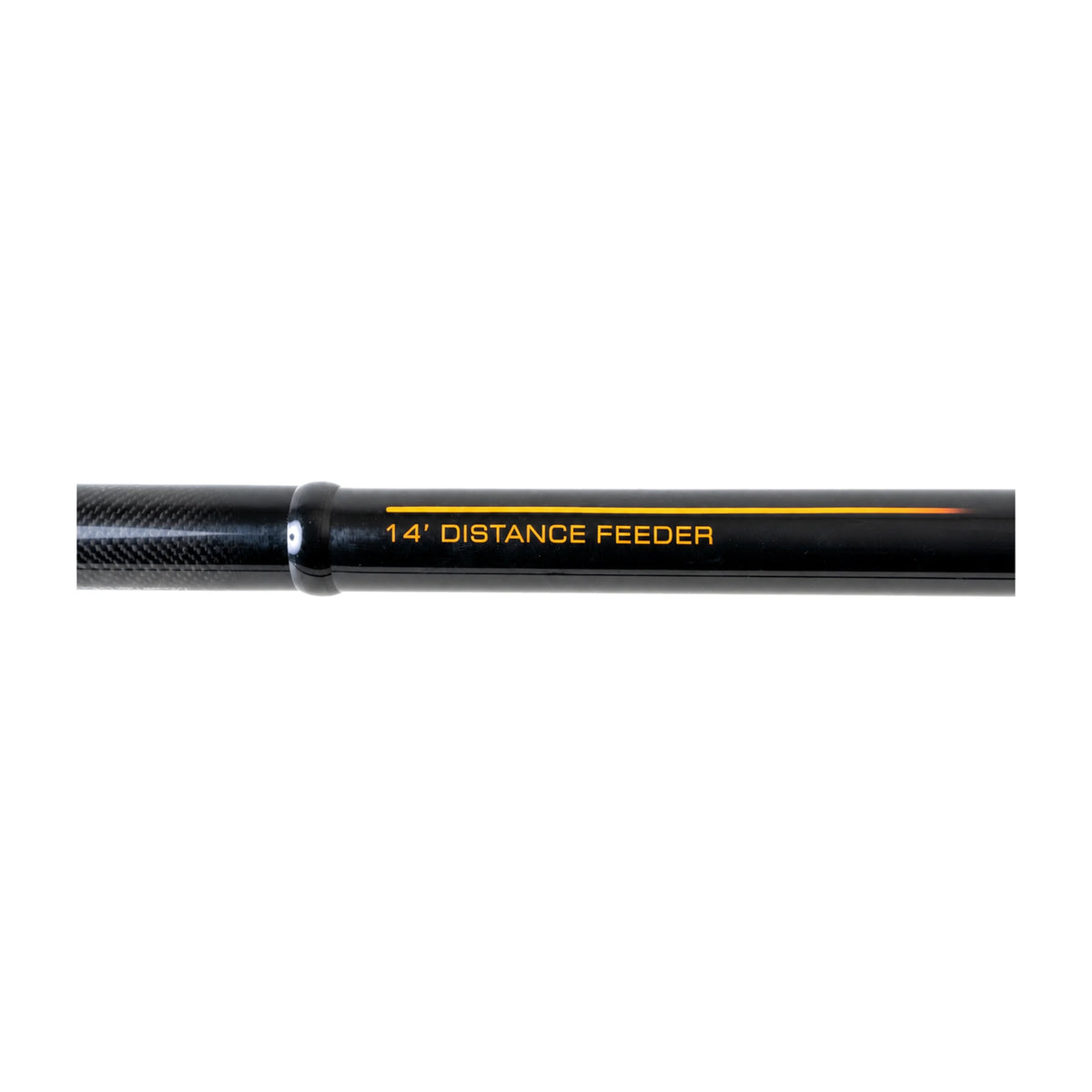 Guru N-Gauge Pro Distance Feeder 14ft – hengelsectie met 14′ Distance Feeder-opdruk op wit