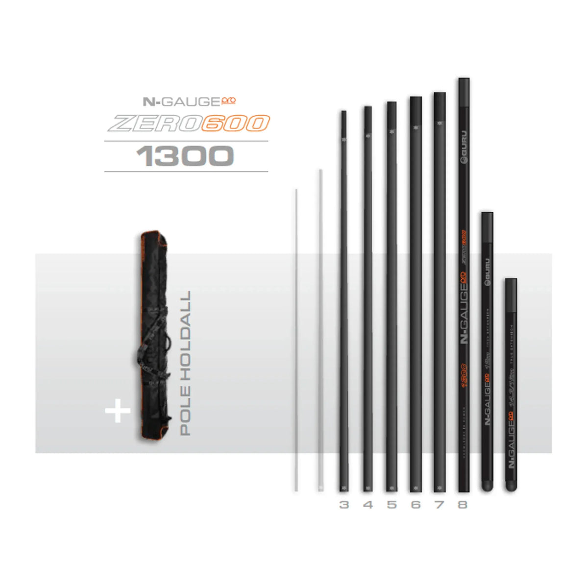 Guru N-Gauge Pro ZERO600 13 m Match Pack – productoverzicht