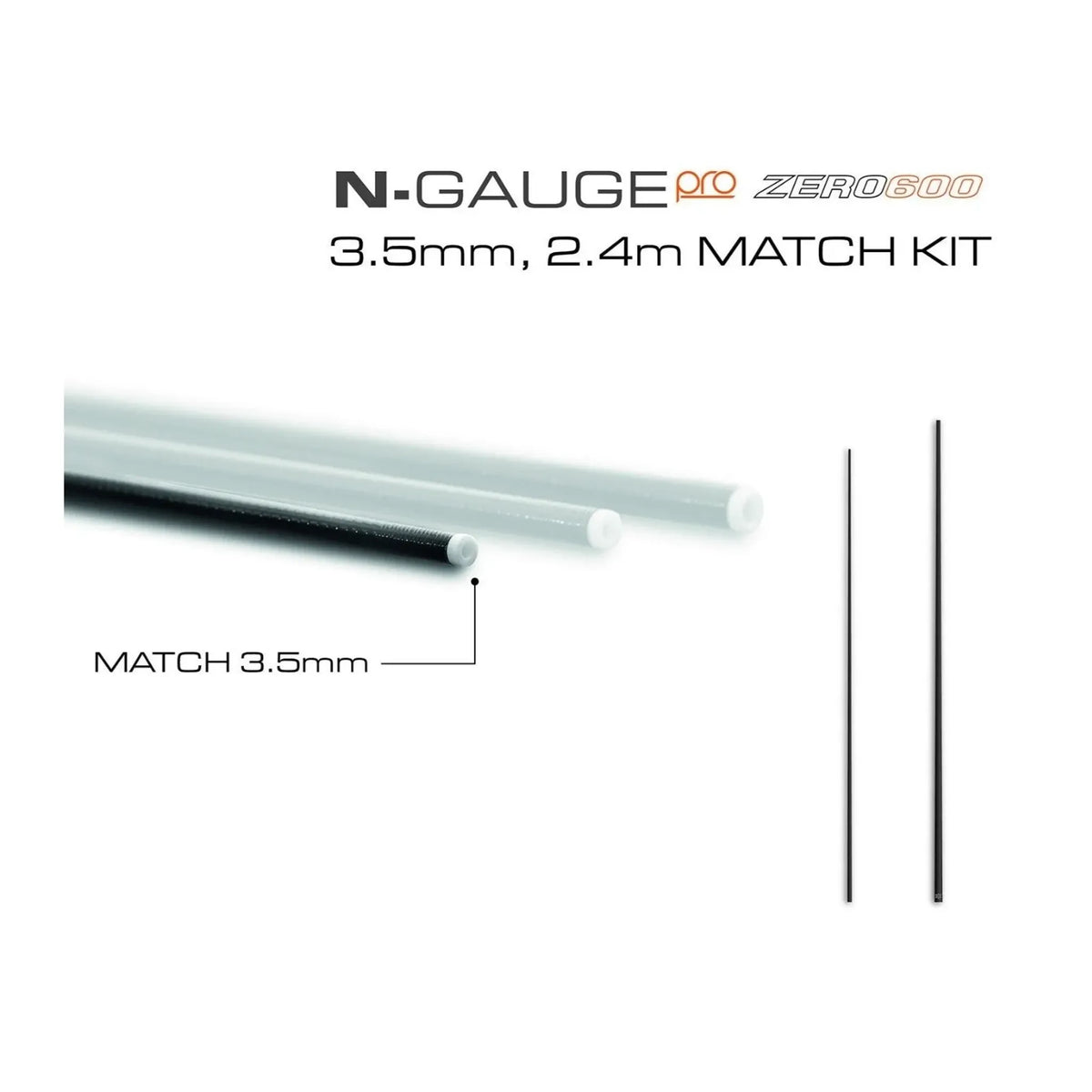 Guru N-Gauge Pro ZERO600 Match Top 2 Kit 3,5 mm 2,4 m – productoverzicht
