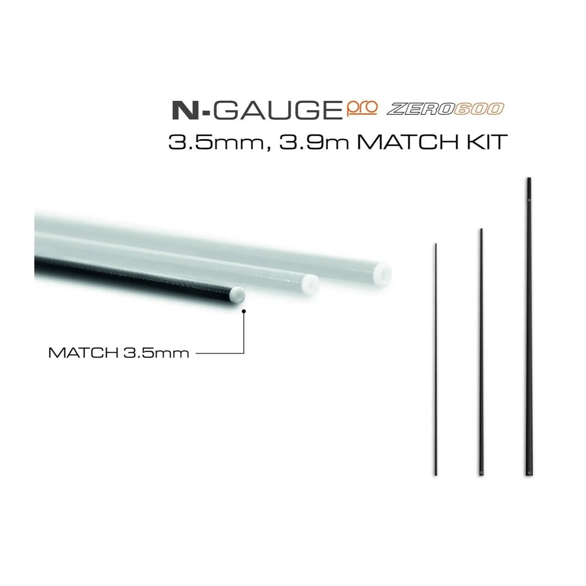 Guru N-Gauge Pro ZERO600 Match Top 3 Kit 3,5 mm 3,9 m – productoverzicht