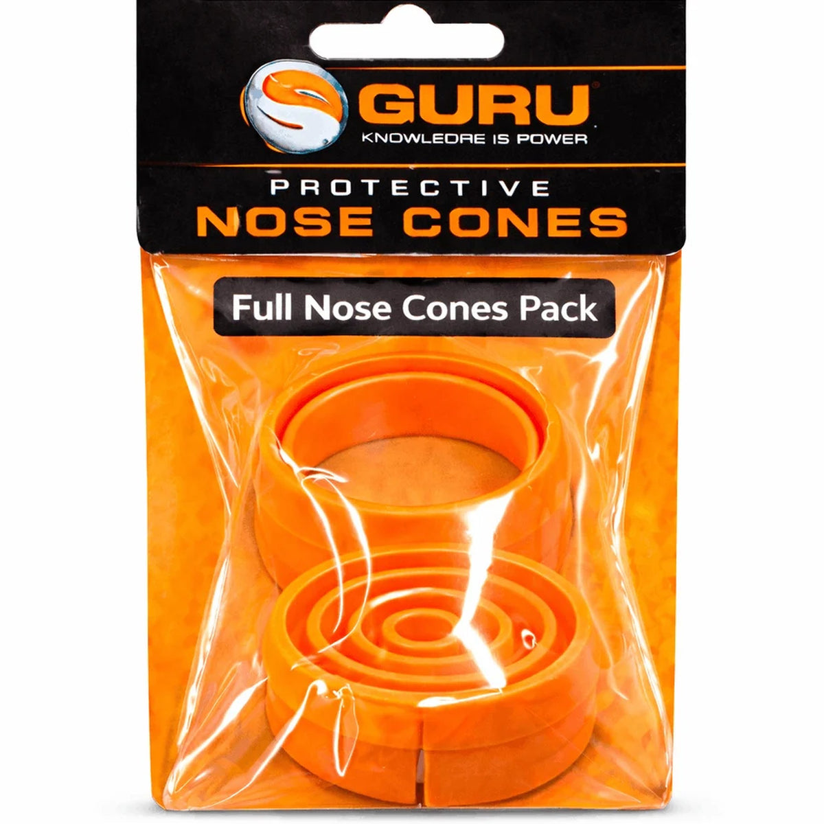 Guru Protective Nose Cones – oranje set beschermdoppen voor secties nr. 2 tot en met 8