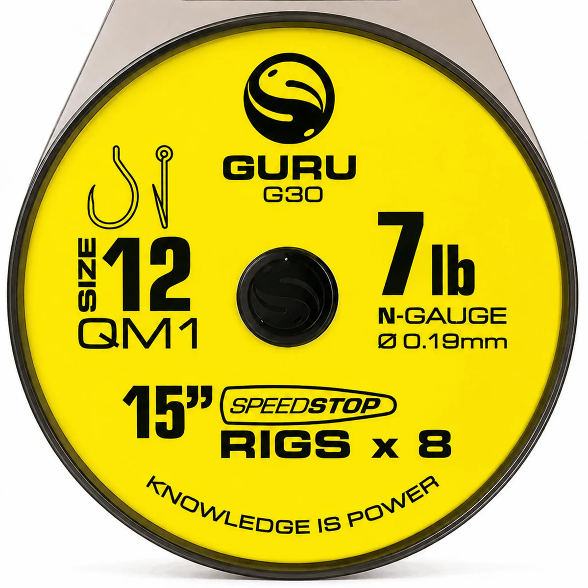 Guru QM1 Speedstop Rigs 15 inch – haak 12, 0,19 mm N-Gauge