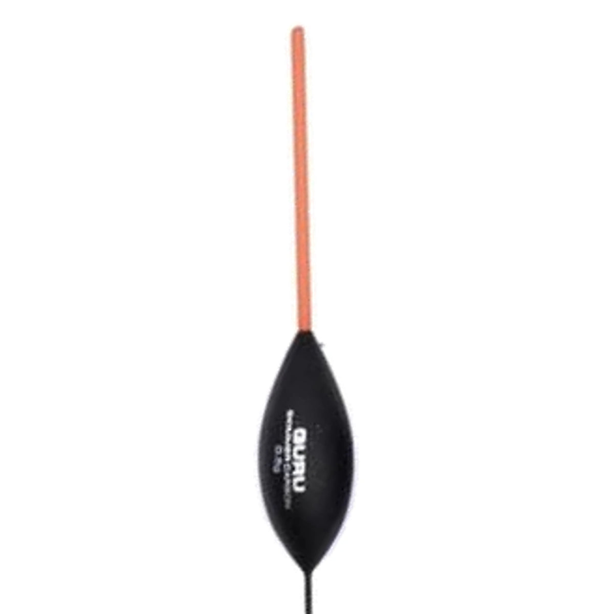 Guru Skimmer Carbon 0.5g: zwarte dobber met volledige rode antenne en oorspronkelijke opdruk