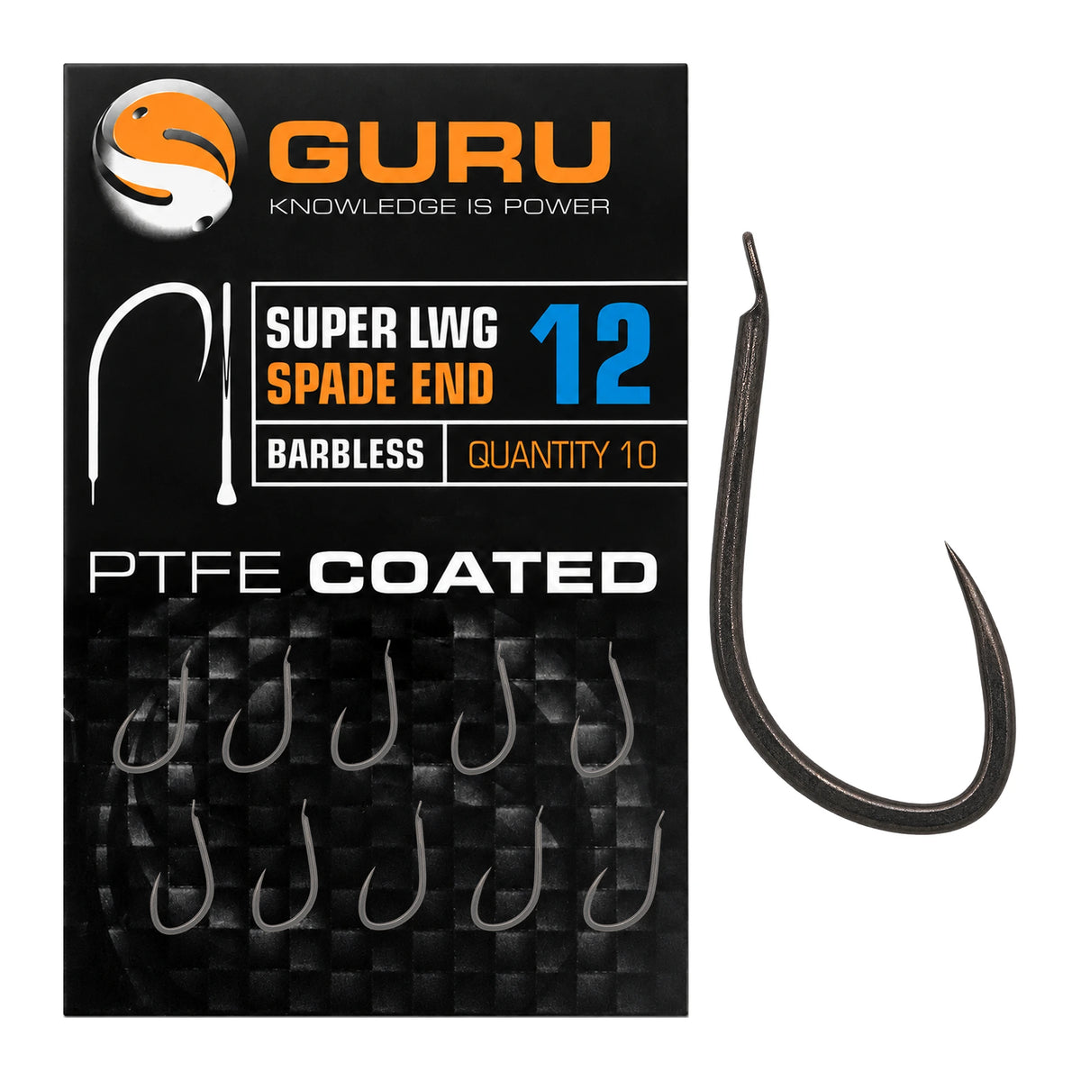 Guru Super LWG Spade End Barbless haakmaat 12