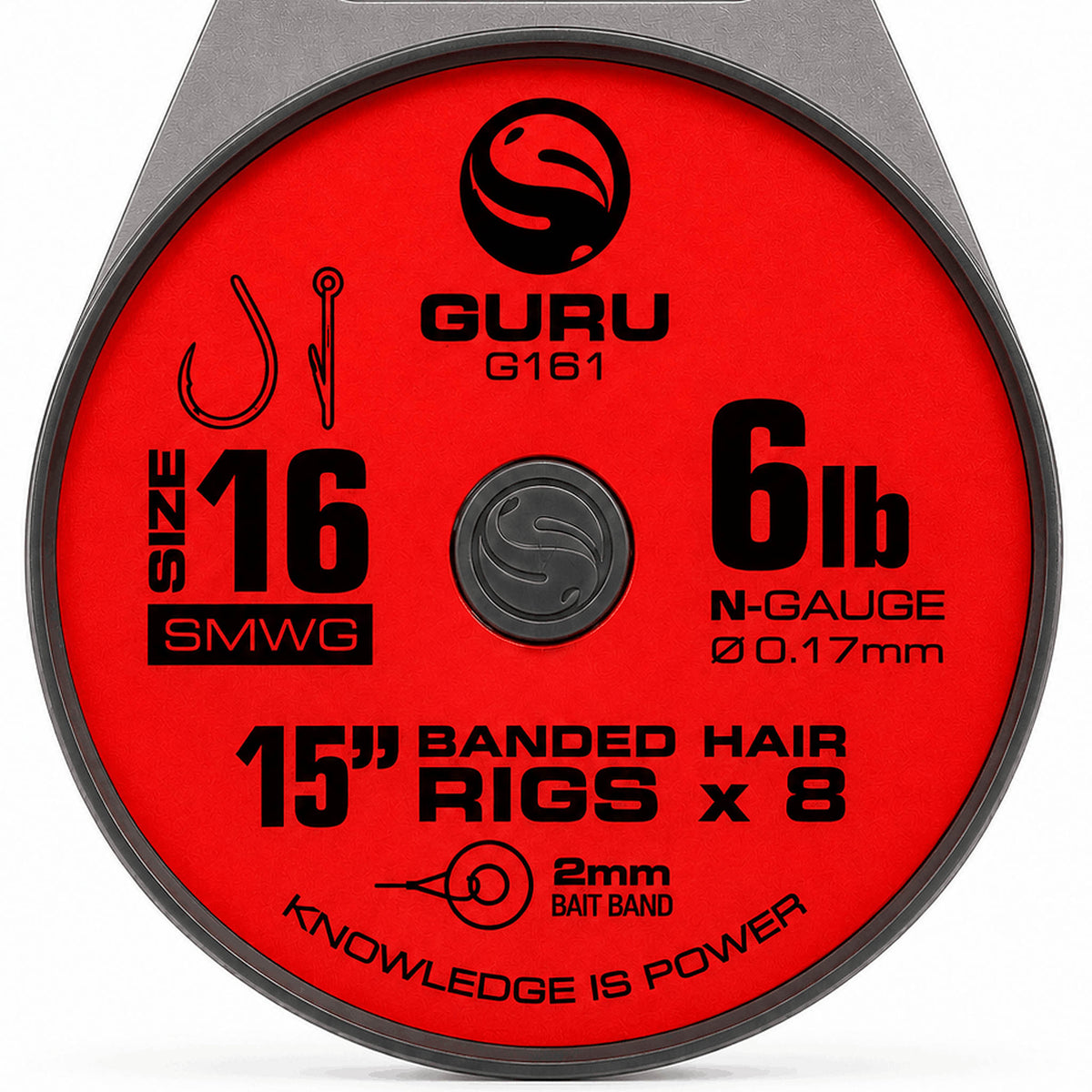 Guru Super MWG Bait Band Ready Rigs 15 inch haak 16 0.17 mm
