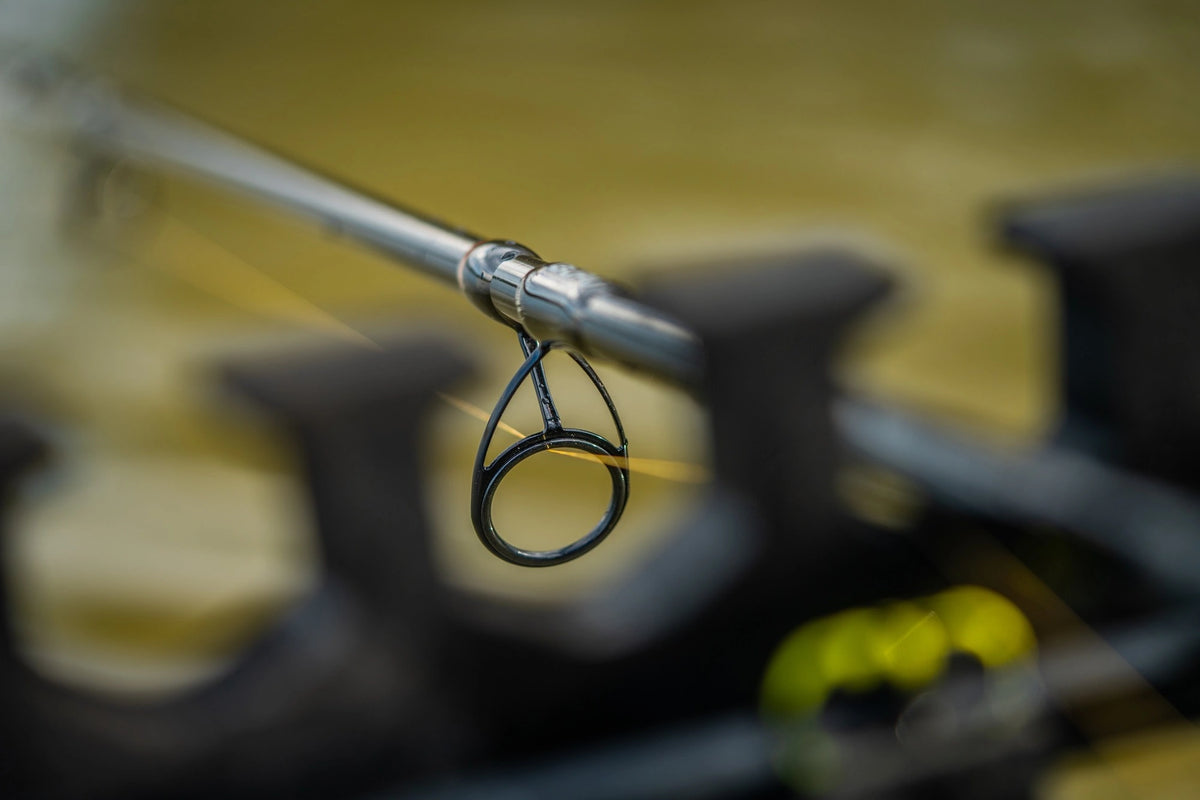 Guru X-Change Bait Up, geleidringen en blank in een visopstelling
