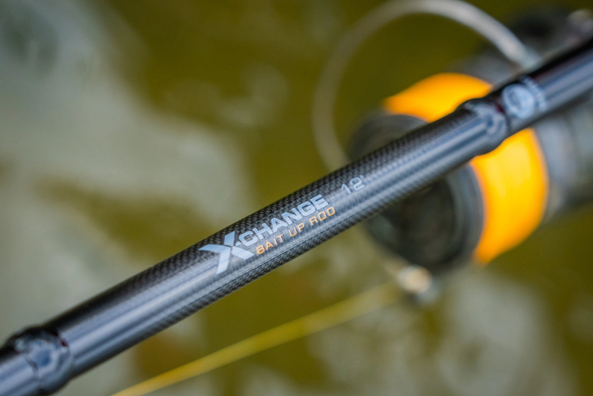 Guru X-Change Bait Up, modelopdruk op de blank met molen in visopstelling
