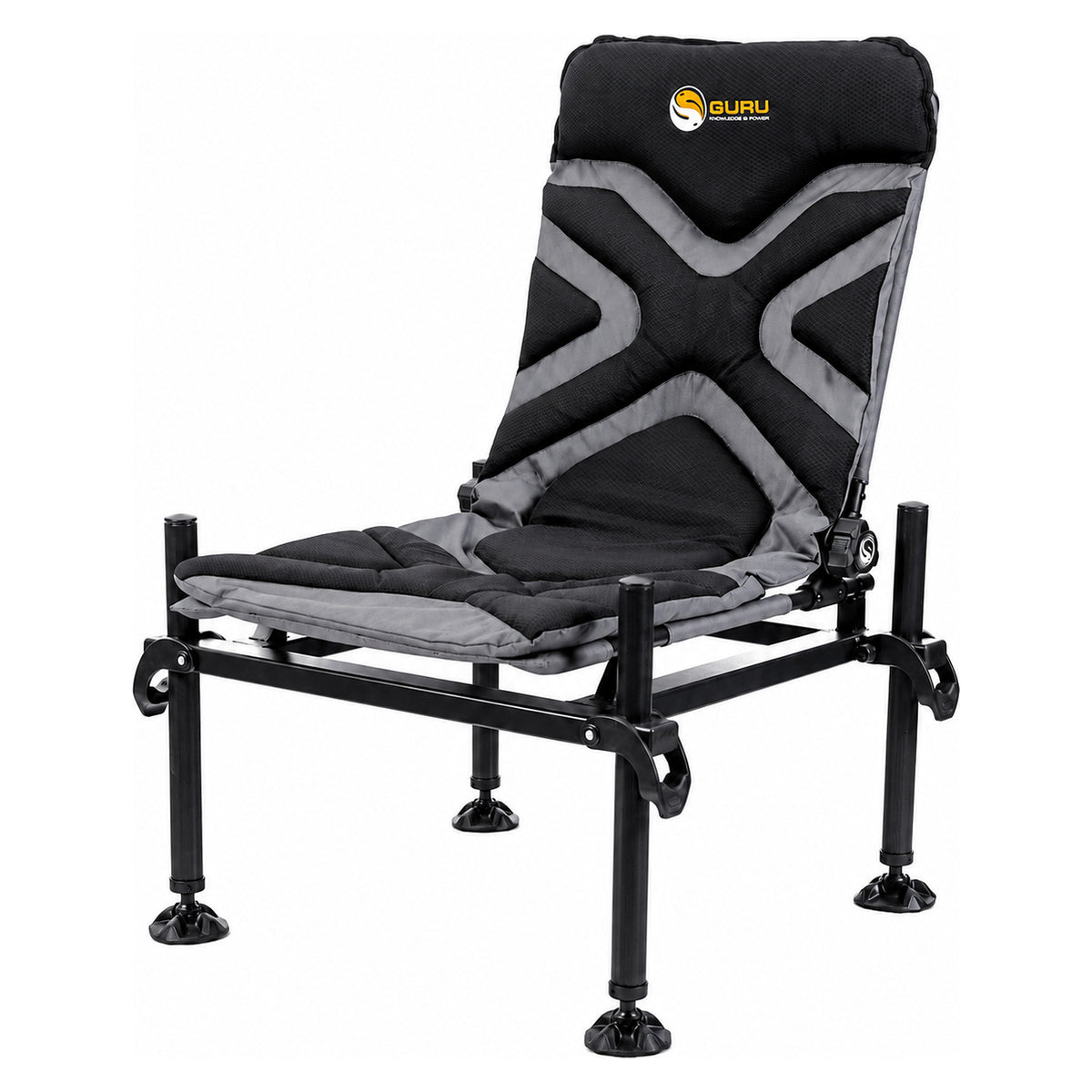 Guru X-Level Accessory Chair feederstoel met verstelbare rugleuning en vier moddervoeten