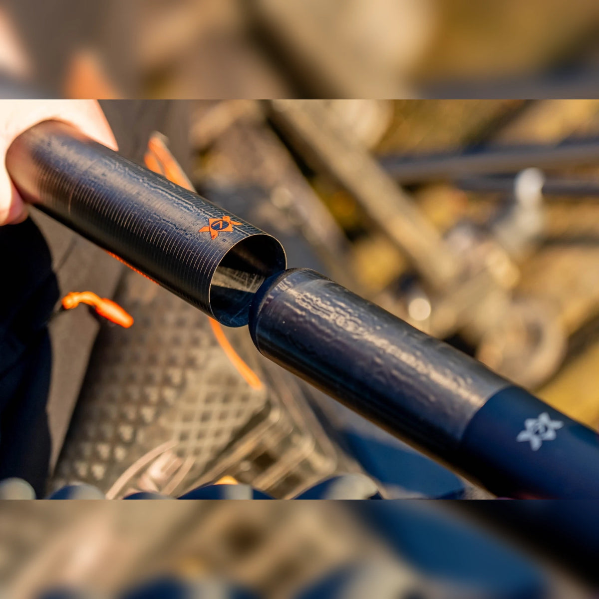 Guru ZERO 500 Safe Section – aansluiten van de beschermsectie op het hengeldeel