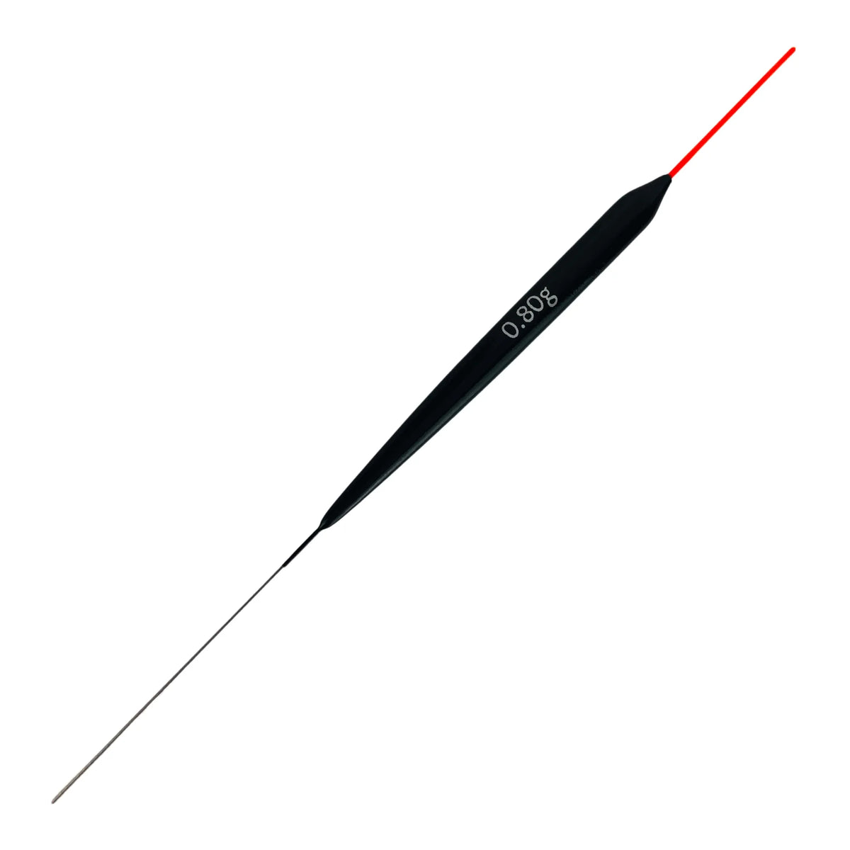 Carpshop24 Kanaal 3 dobber 0,80 g met rode antenne – volledige dobber
