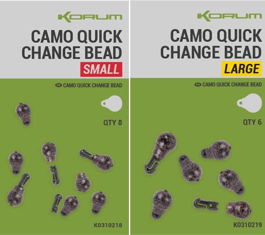 Korum camo quick change beads