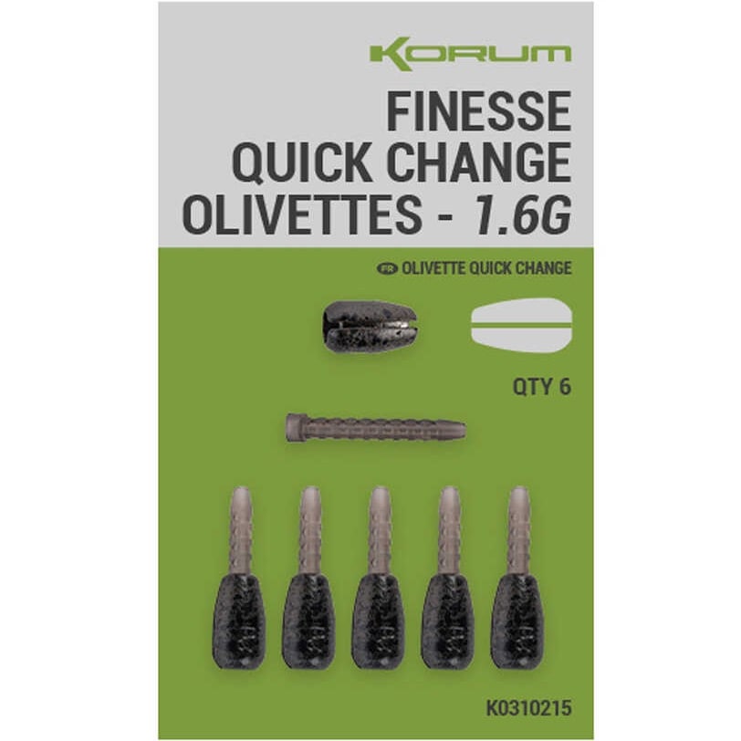 korum finesse quick change olivettes