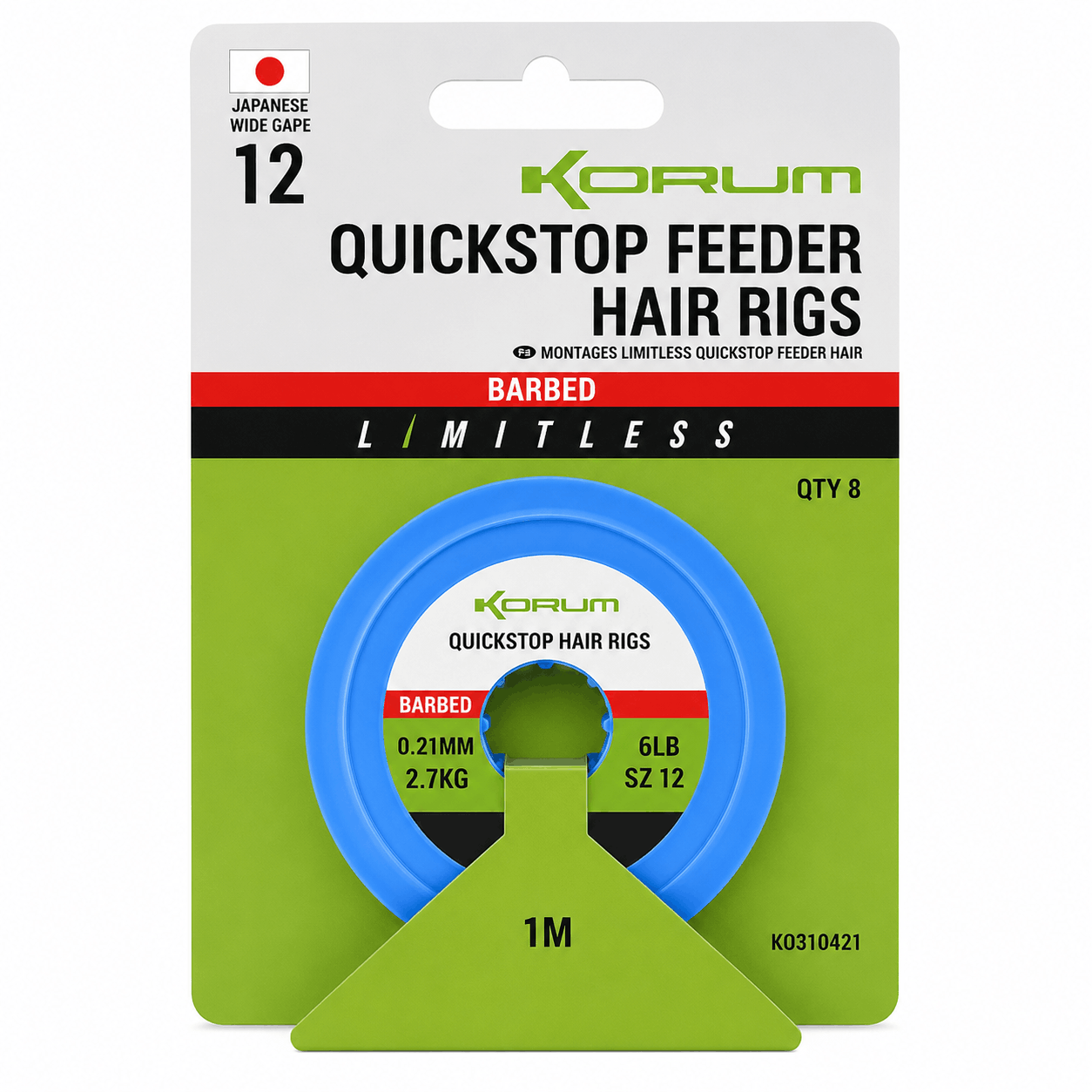 korum-limitless-quickstop-feeder-hair-rigs-barbed-1m-021mm-size-12