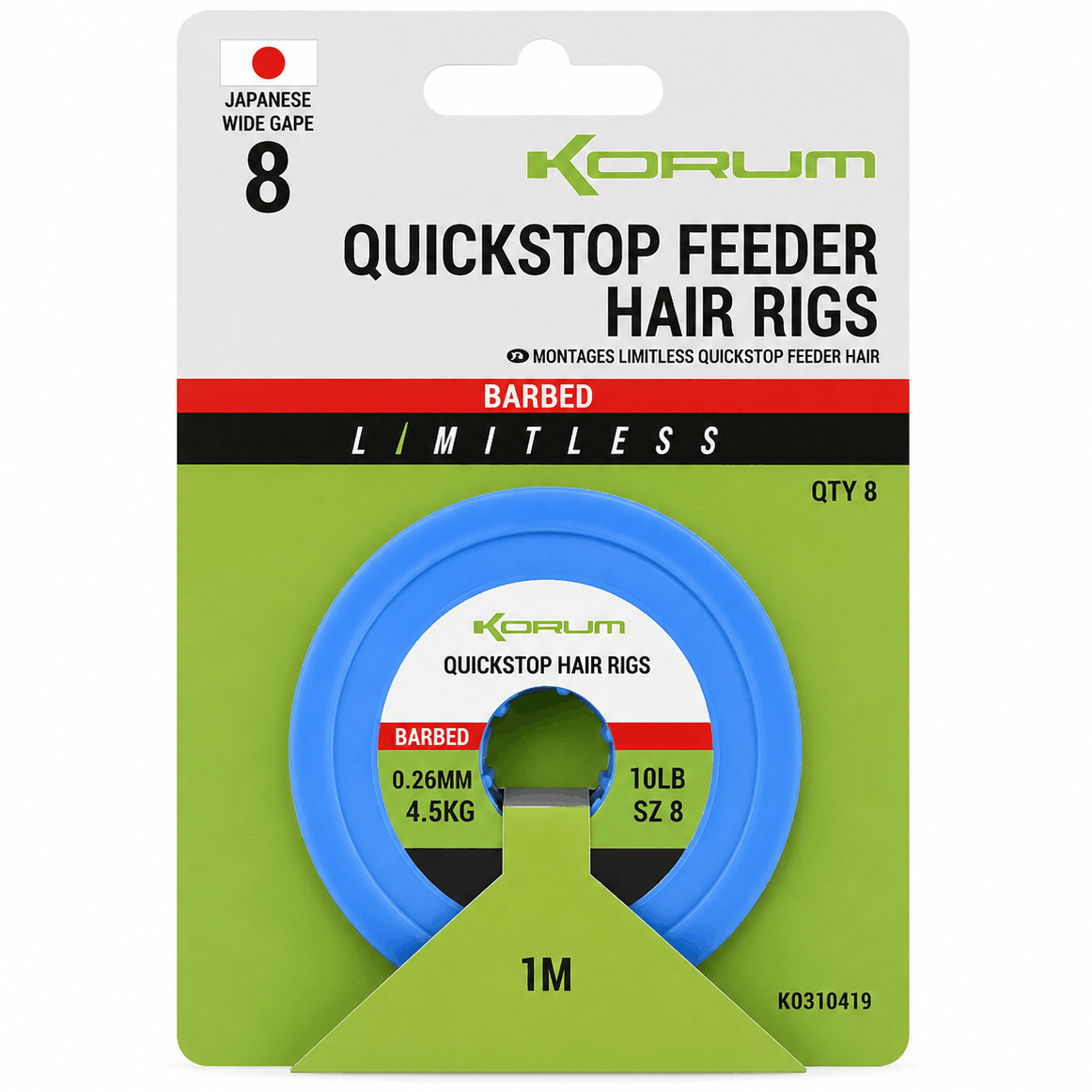 korum-limitless-quickstop-feeder-hair-rigs-barbed-1m-026mm-size-8