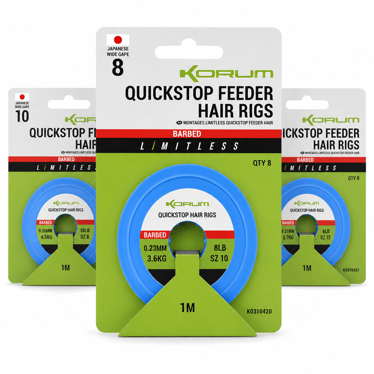 korum-limitless-quickstop-feeder-hair-rigs-barbed-1m