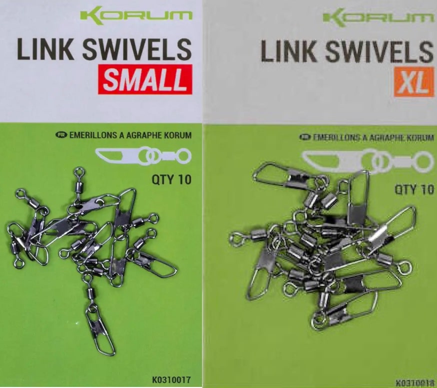 korum link swivels