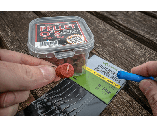 Korum supersteel big fish quickstop hair rigs barbless barbeel onderlijnen