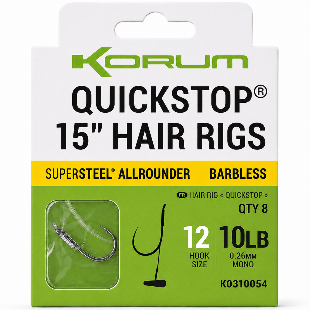 korum-quickstop-hair-rigs-supersteel-allrounder-barbless-barbeel-onderlijnen-size-12-026mm