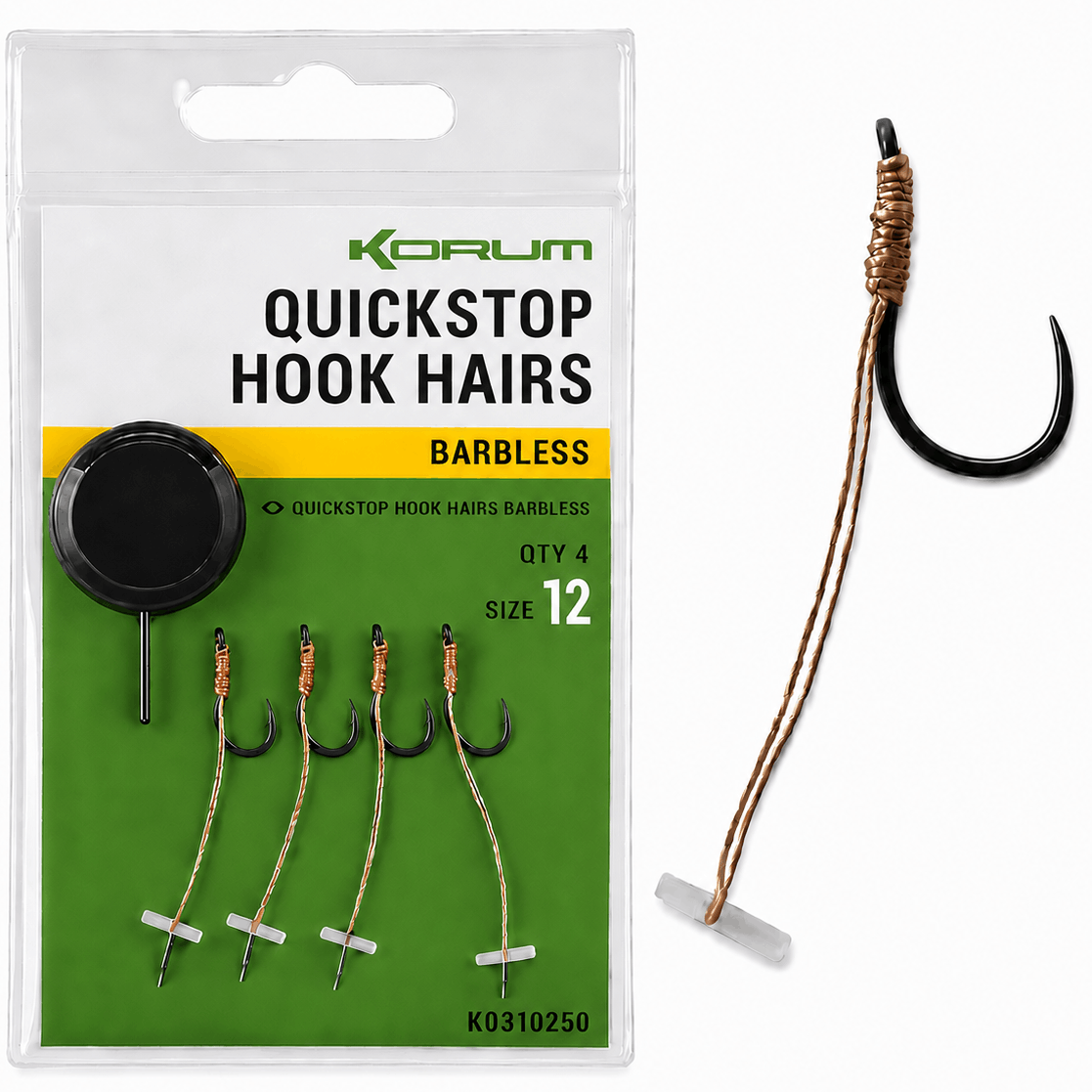 korum-quickstop-hook-hairs-barbless-size-12