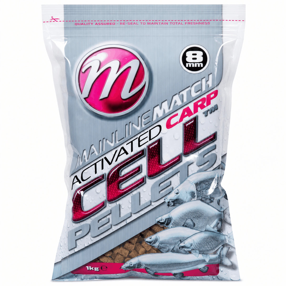 Mainline Match Activated Carp Cell-pellets 8 mm in zak van 1 kg