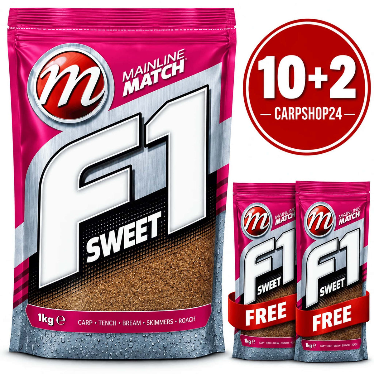 Mainline Match F1 Sweet 1 kg – cover van de 10+2-pakketdeal