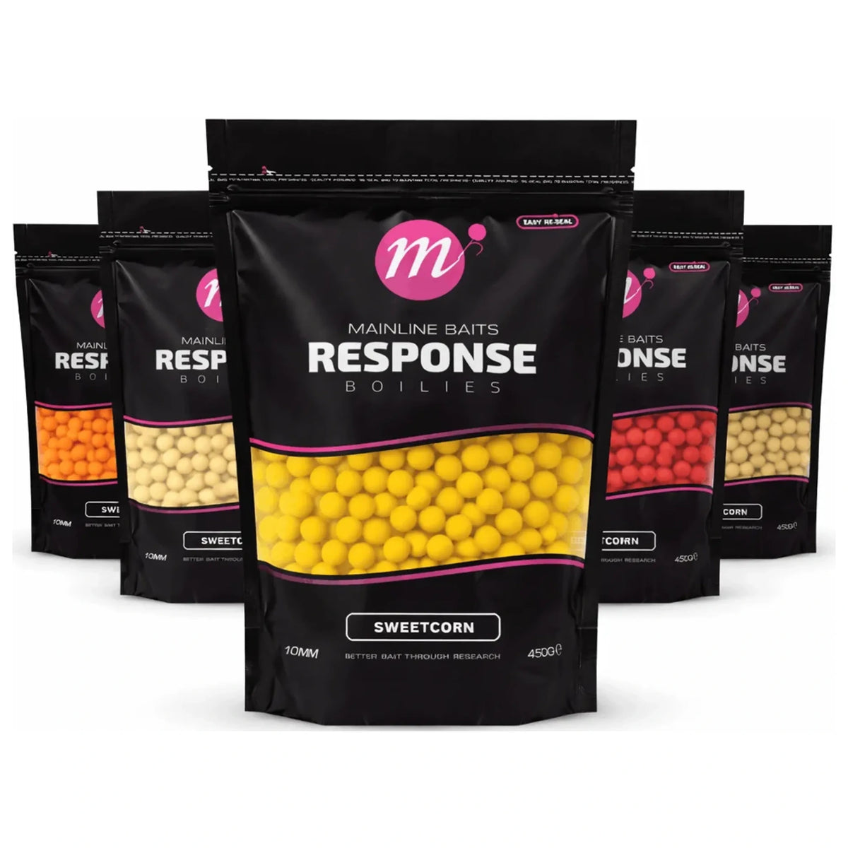 Mainline Response Boilies 10 mm in vijf smaken