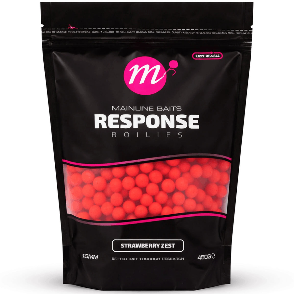Mainline Response Boilies Strawberry Zest 10 mm 450 gram