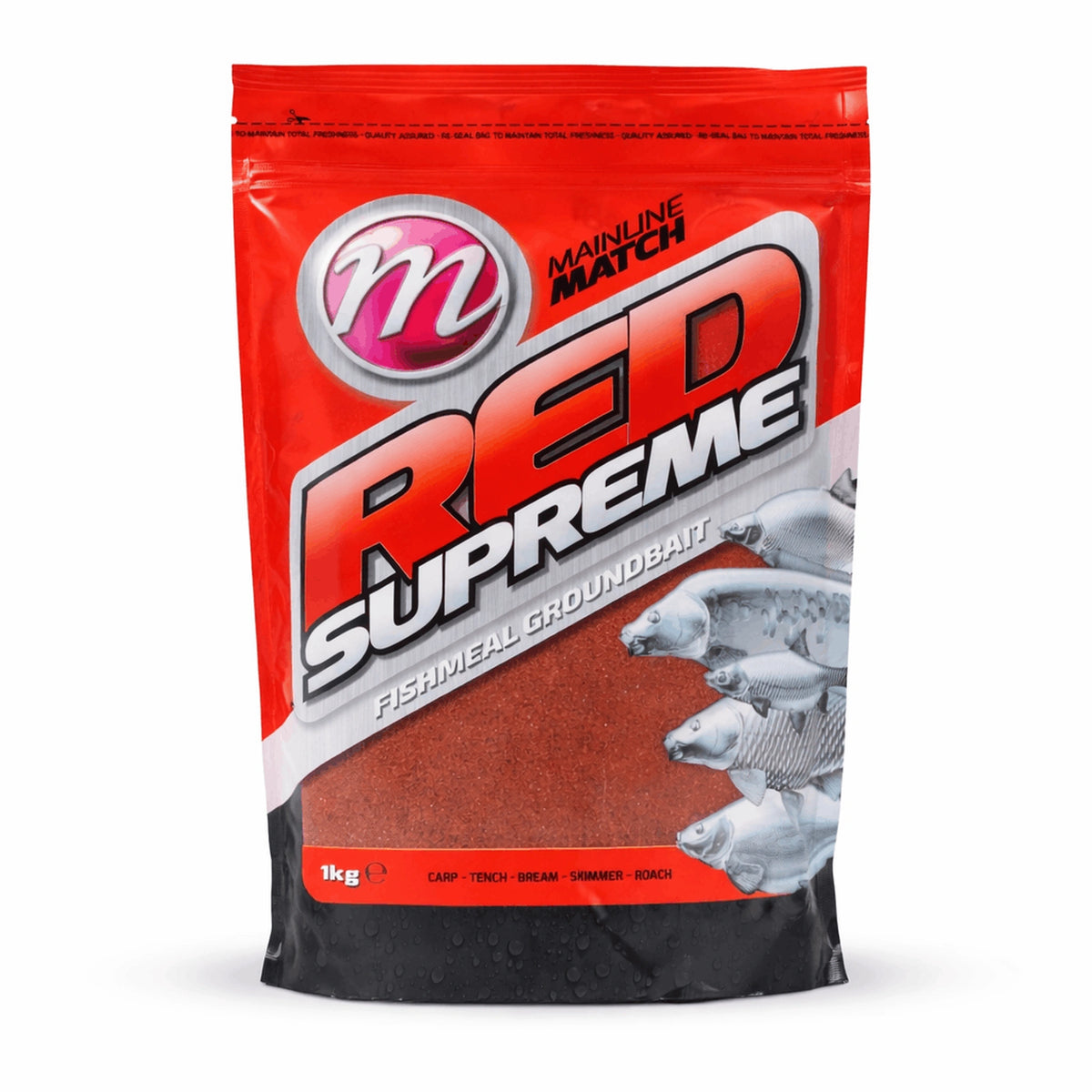 Mainline Red Supreme 1kg – rood grondvoer met vismeel