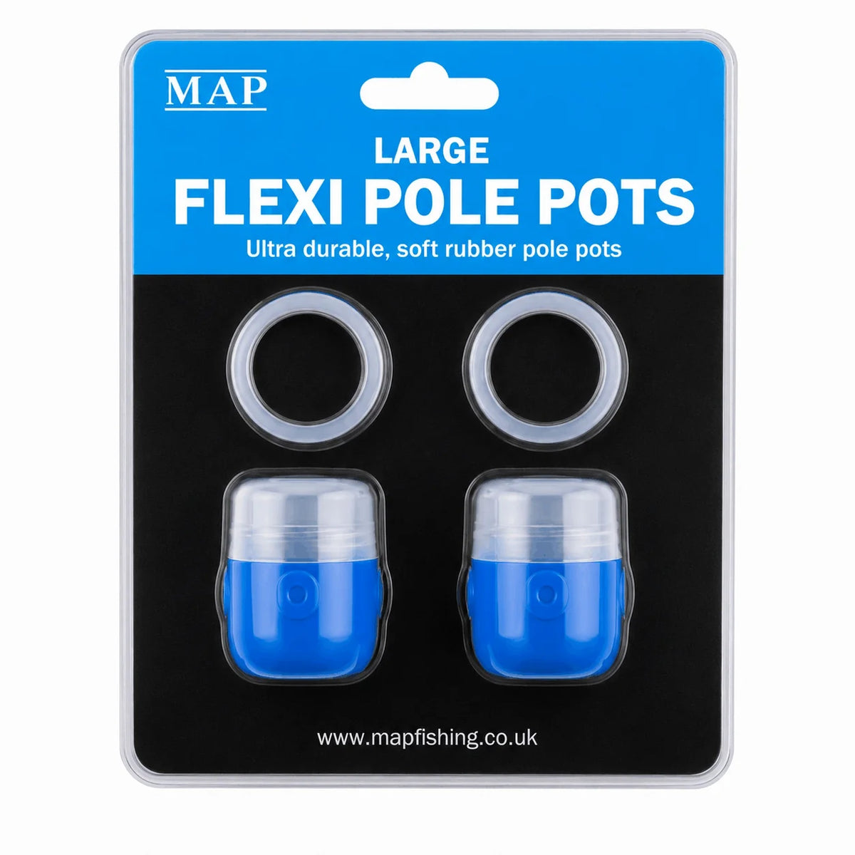 MAP Flexi Pole Pots – grote flexibele voerpotten, set van 2 stuks