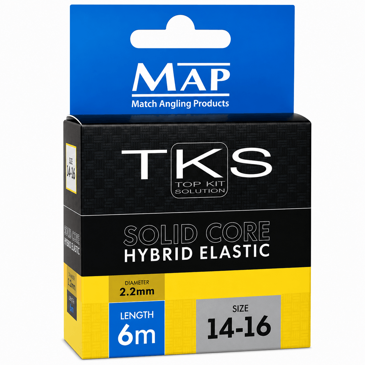 map-tks-solid-core-hybrid-elastic-6m-volle-elastiek-22mm-yellow