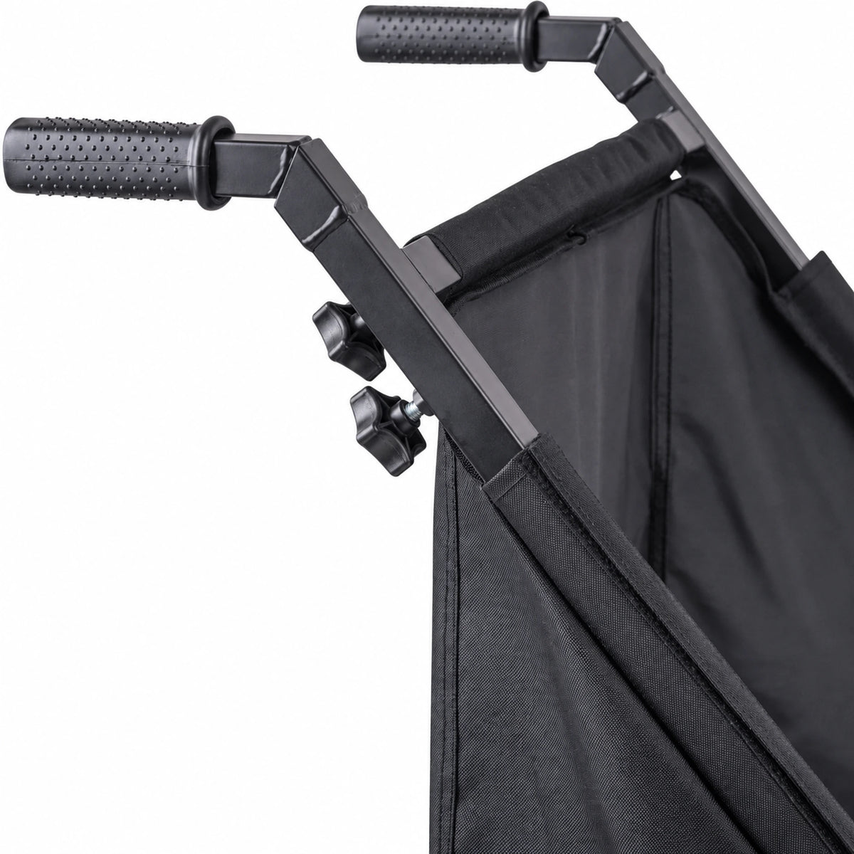 MAP X4 Barrow MK2 SB0076 – detail van rubberhandgrepen, frame en stelknoppen