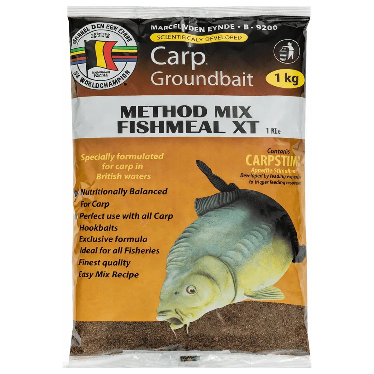 Van Den Eynde Method Mix Fishmeal XT 1kg methodgrondvoer verpakking