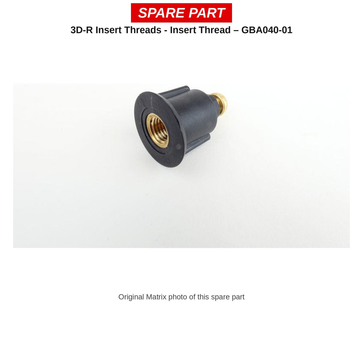Matrix 3D-R Insert Threads - Insert Thread – Schroefdraadinzetstuk voor 3D-R accessoires