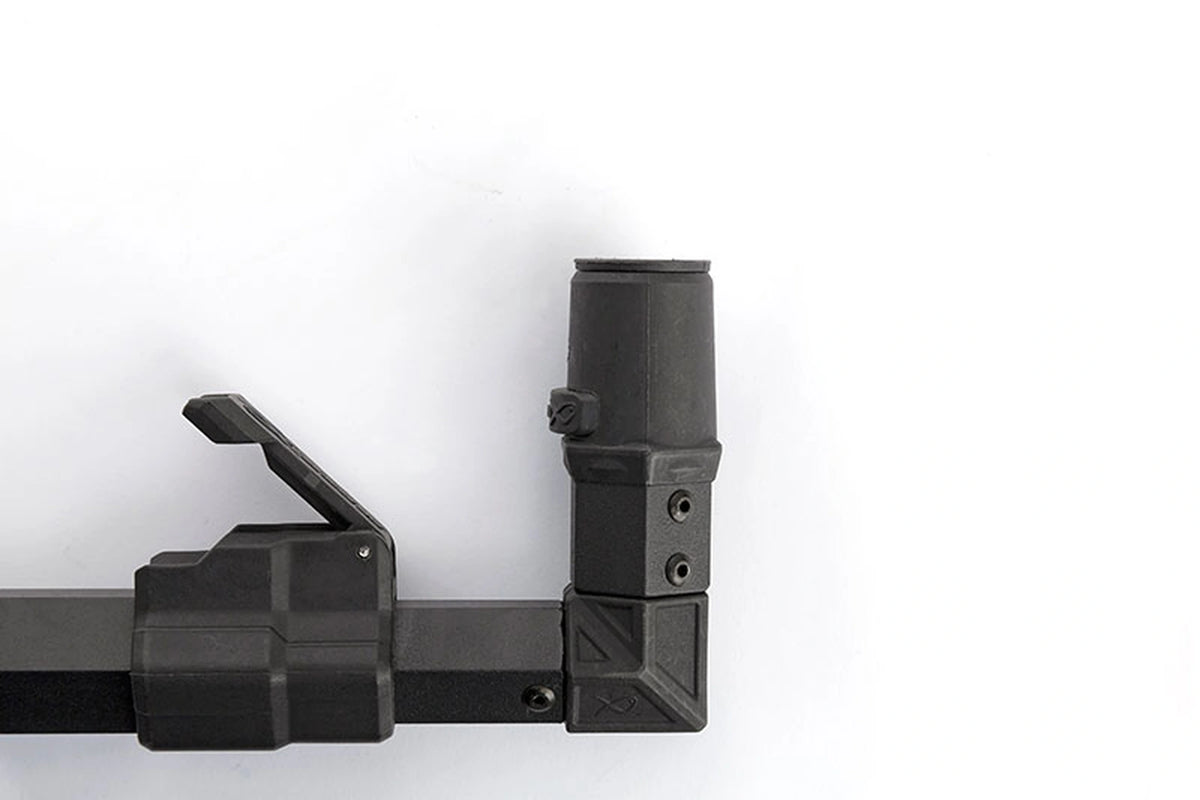 Matrix 3D-R Mega Feeder Arm – telescopisch deel in ingeschoven stand met geopende klem