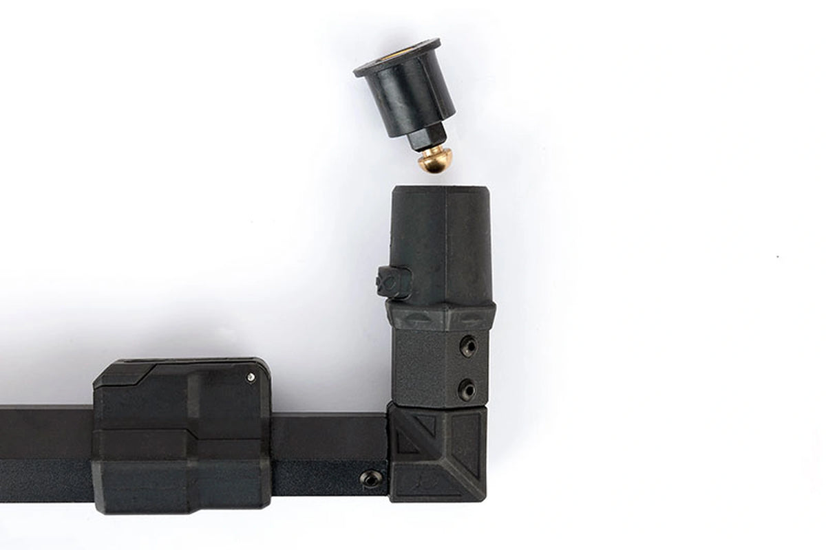 Matrix 3D-R Mega Feeder Arm – Quick Release-adapter boven de hengelsteunaansluiting