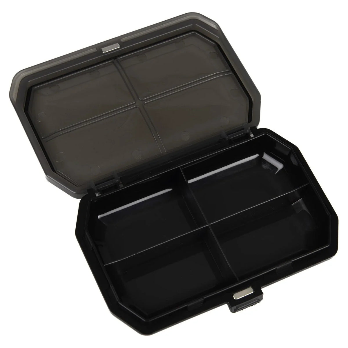 Matrix 4 Compartment Standard Accessory Box open met vier vakken van bovenaf