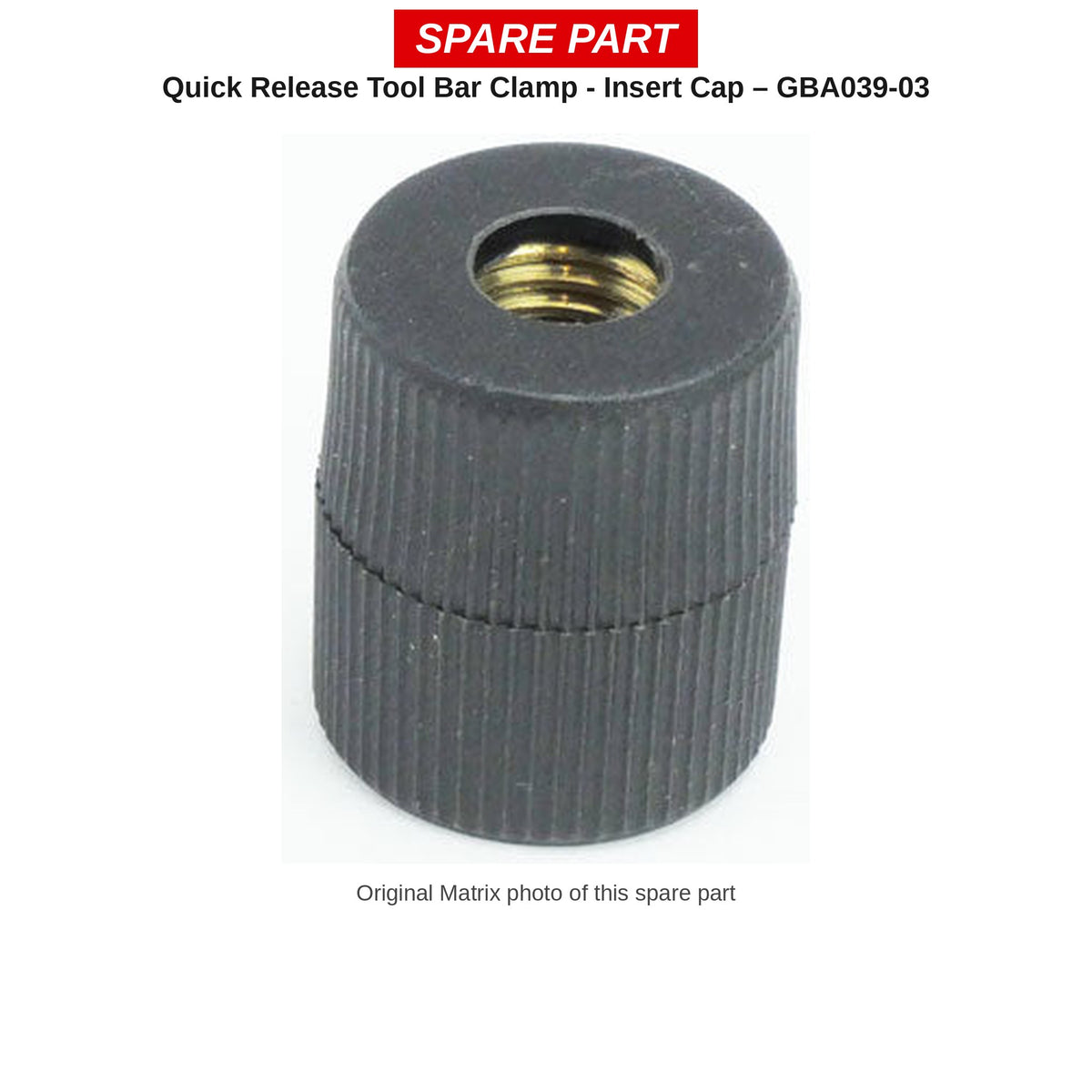 Matrix Afdekkapje inzetstuk Quick Release Tool Bar Clamp – GBA039-03