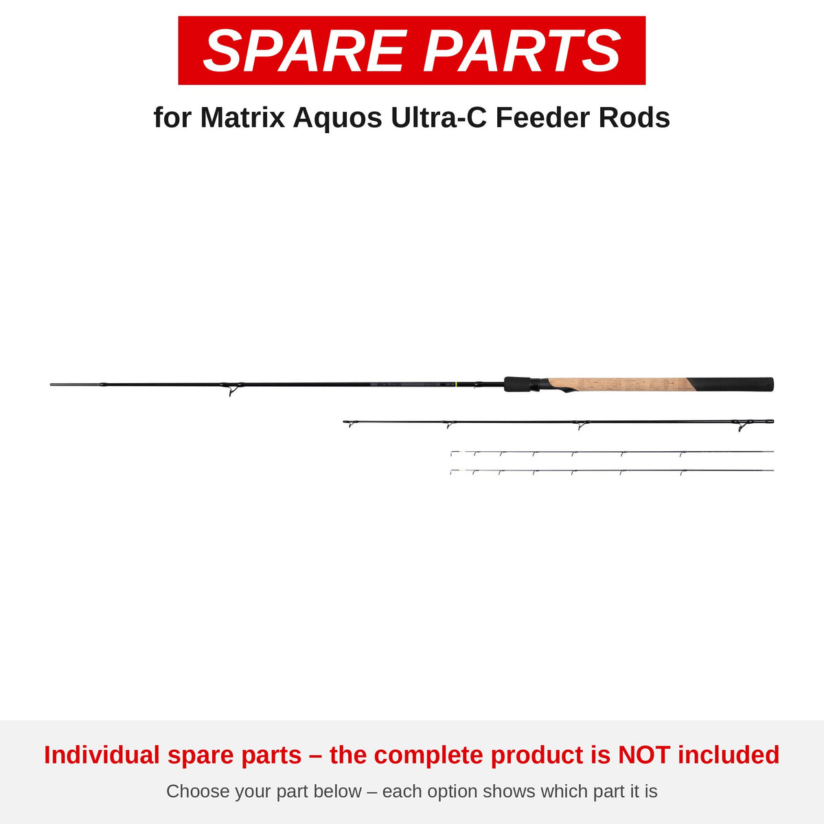 Matrix Aquos Ultra-C Feeder Rods – onderdelen (GRD135/B)