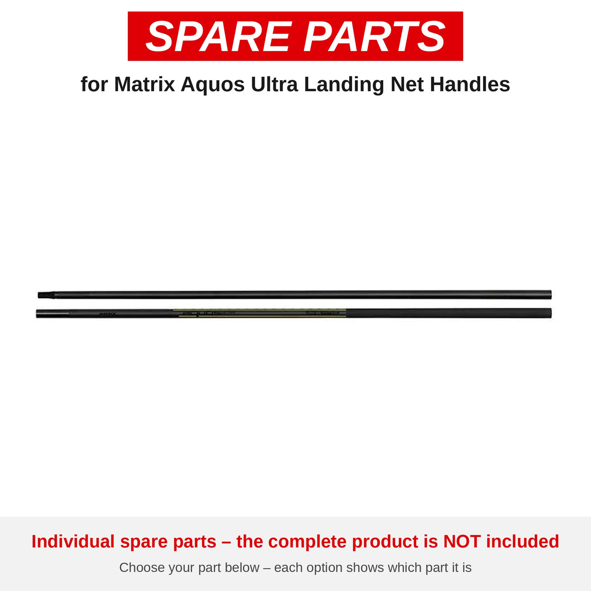 Matrix Aquos Ultra Landing Net Handles – onderdelen (GLN072-1)