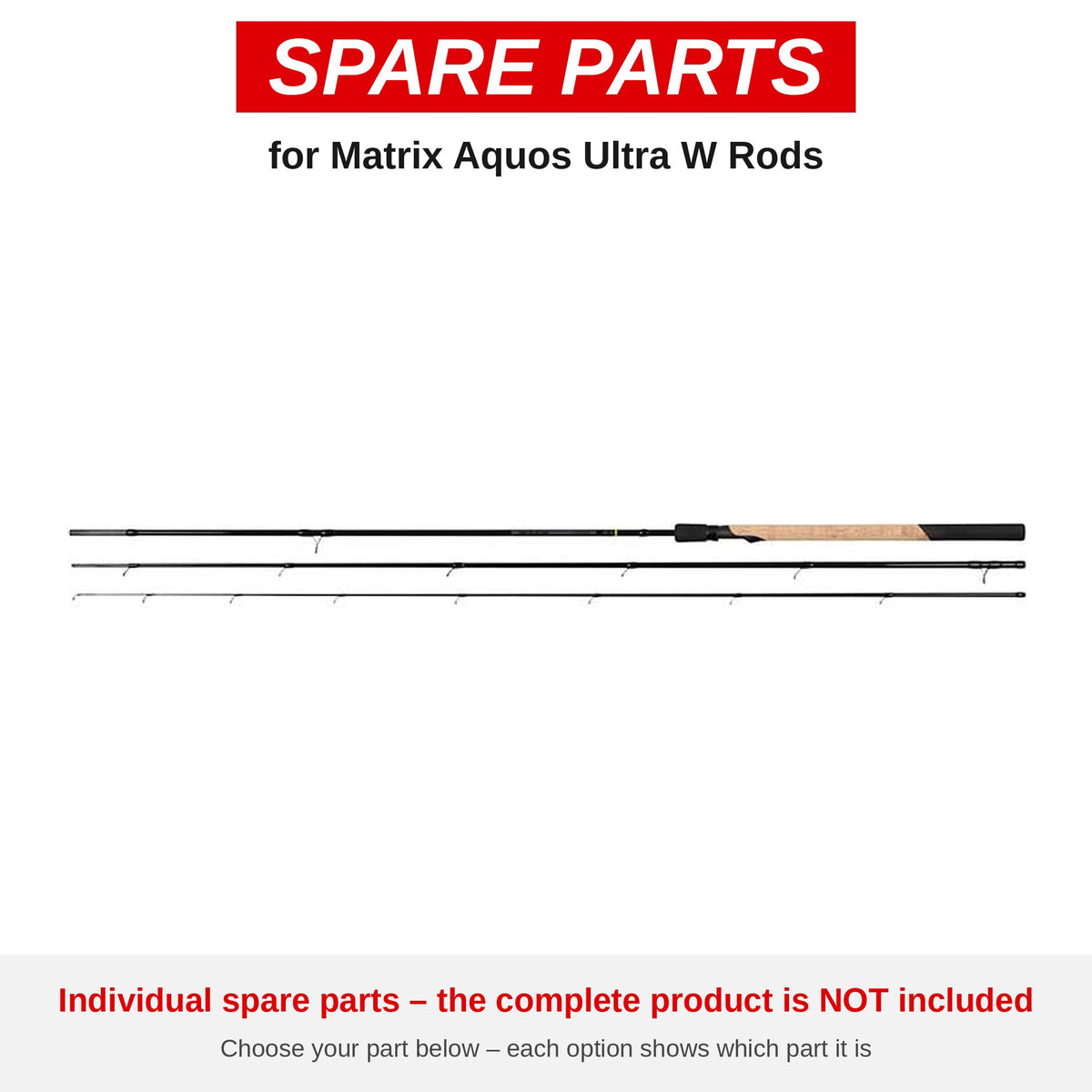 Matrix Aquos Ultra W Rods – onderdelen (GRD243-B)
