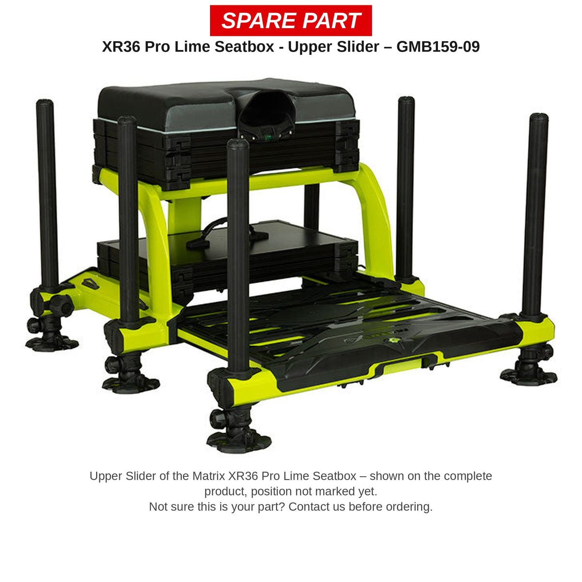 Matrix Bovenste schuiver XR36 Pro Lime – GMB159-09