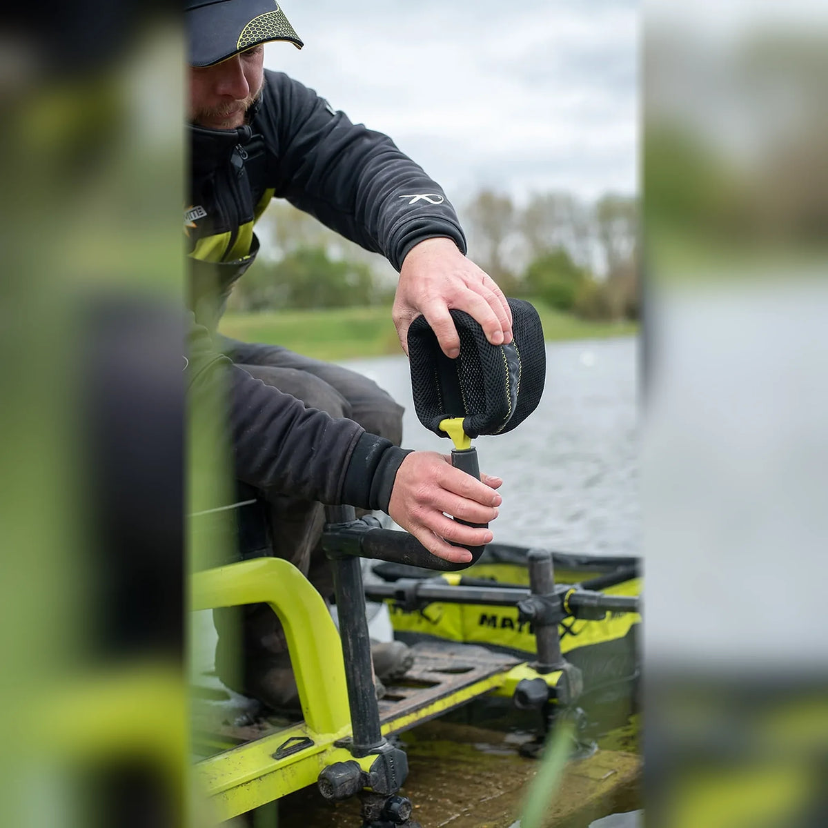 Matrix Compact Pole Sock gemonteerd op de zitkist