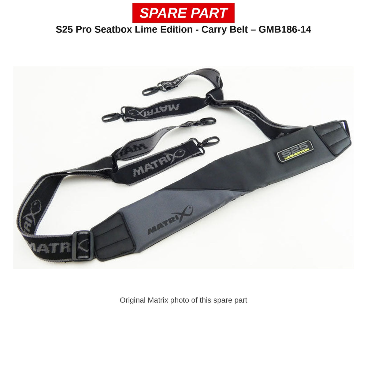 Matrix Draagriem S25 Pro Lime – GMB186-14
