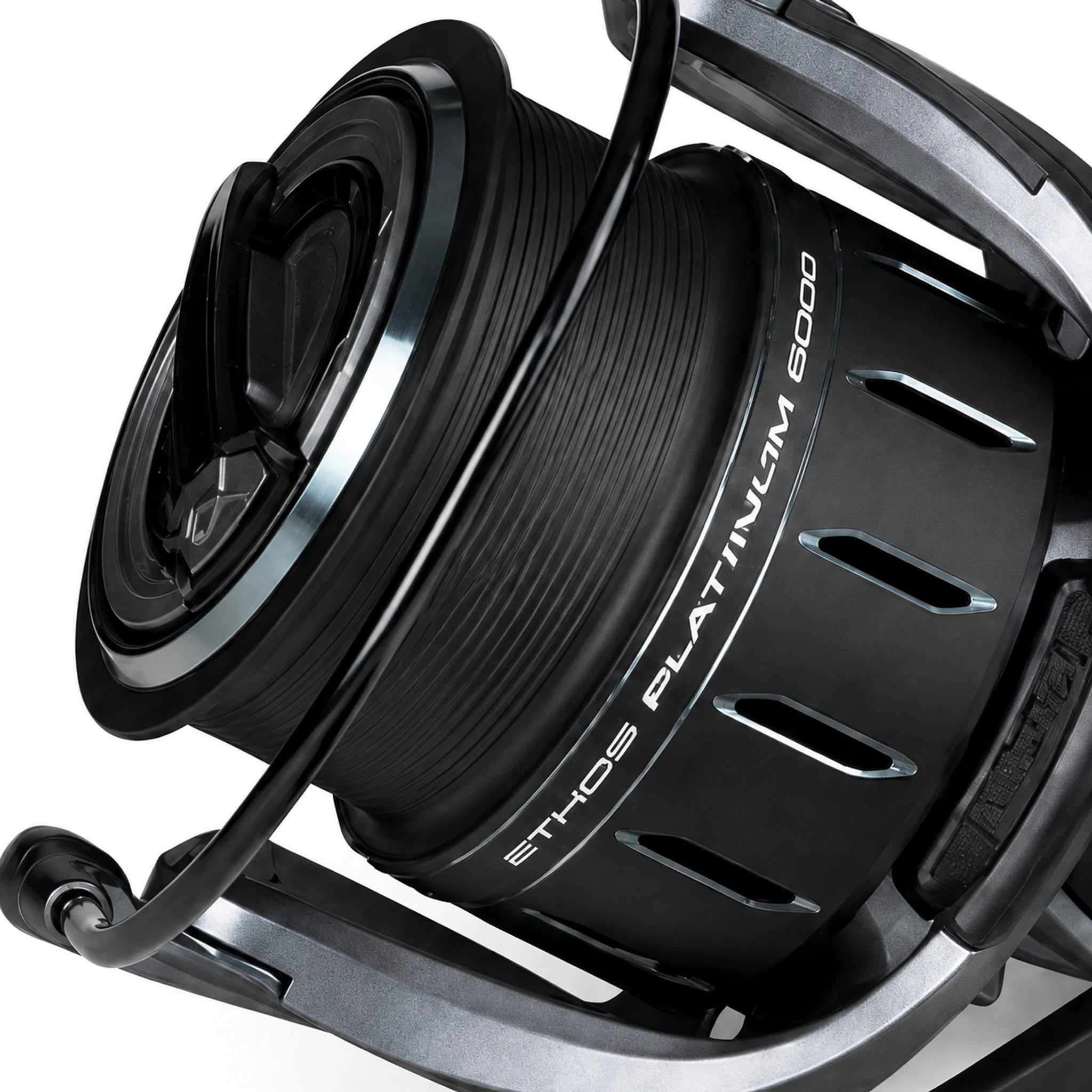 Matrix Ethos Platinum 6000 reservespoel – close-up van de spoel op de 6000-molen