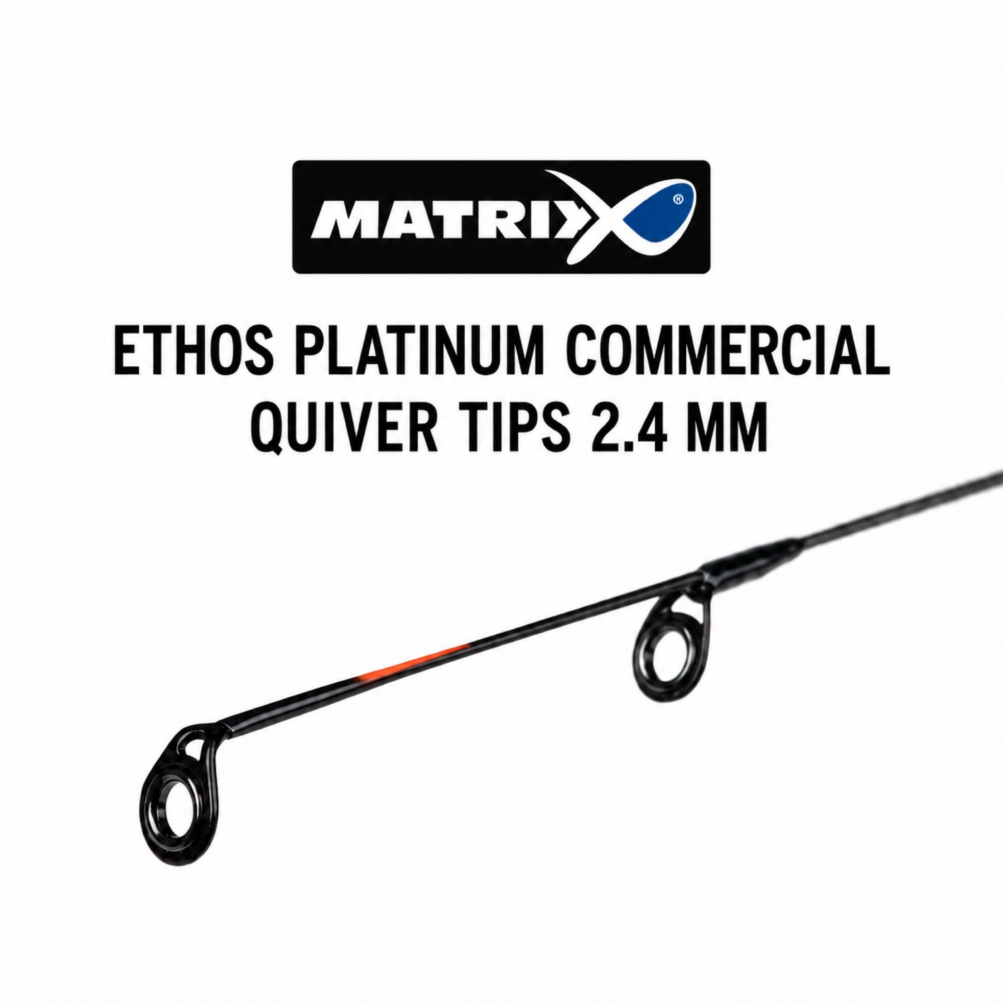 Matrix Ethos Platinum Commercial Quiver Tips 2.4 mm – algemene cover met oranje feedertop